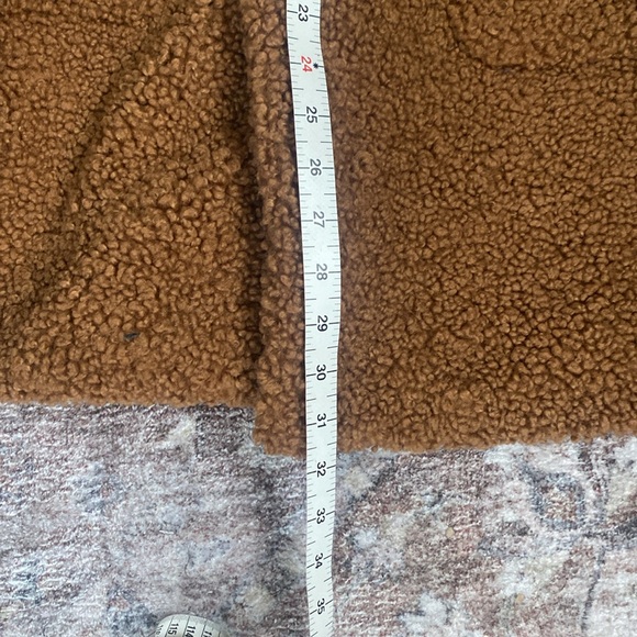 Banana Republic Teddy Car Coat in Toasted size S plush and lined - Picture 15 of 16